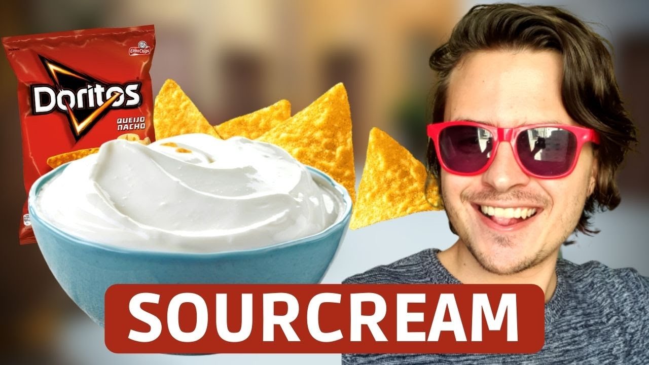 Como fazer SOURCREAM CASEIRO - Receita de creme azedo mexicano para comer com nachos.