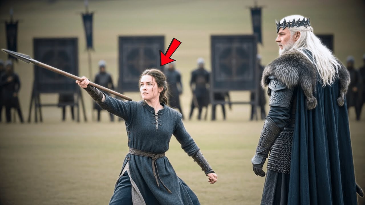 The Wolf King Expected Another Failure — Until She Threw the Spear Farther Than His Best Soldier