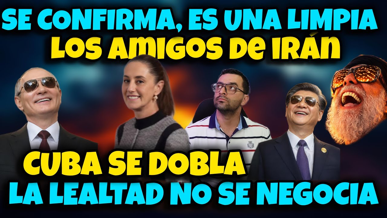 ULTIMA HORA! Se confirma! LOS AMIGOS DE IRAN. CON EL PUEBLO TODO.