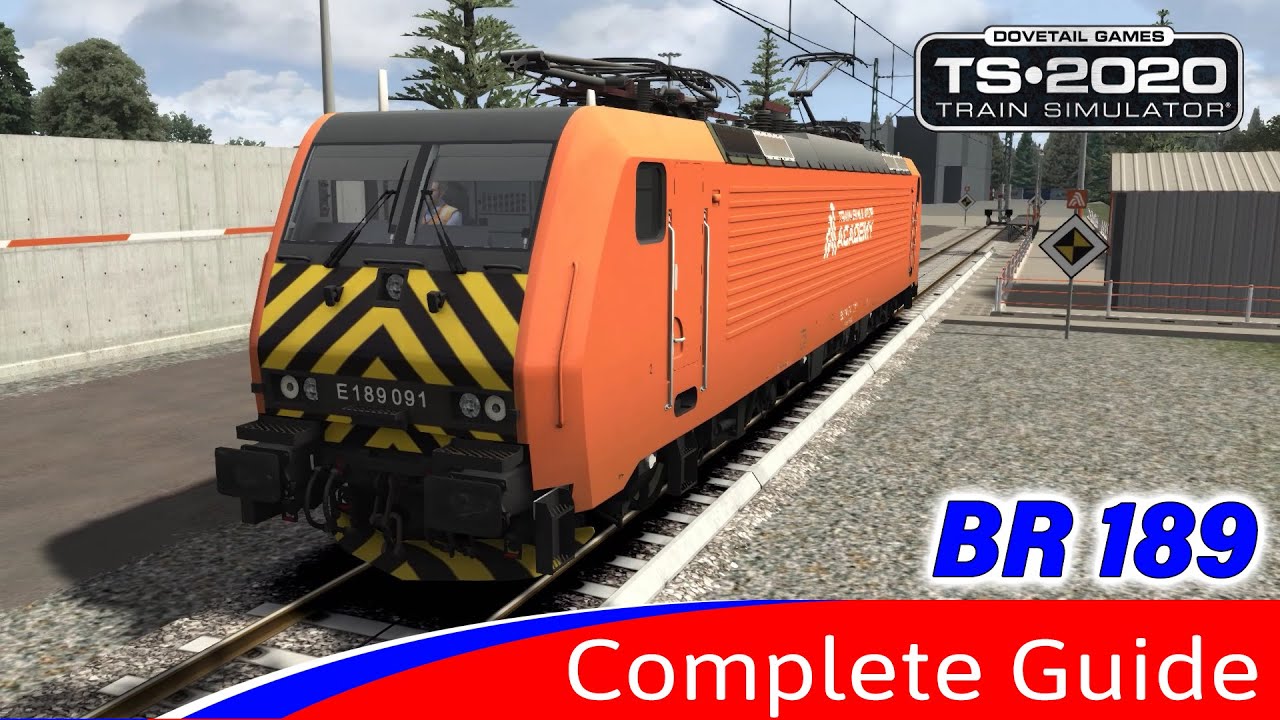 TS 2020 [1080p 60FPS] | How To Operate BR 189 Locomotive in Train Simulator 2020