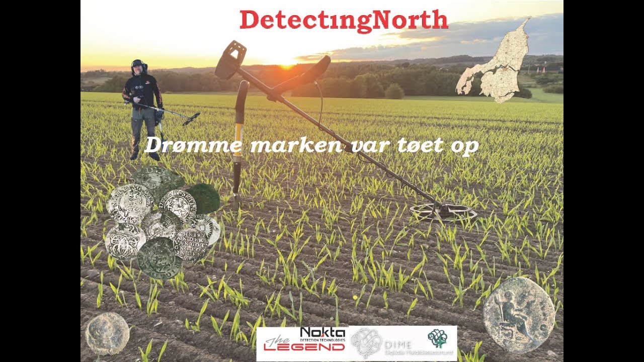 Drømme marken er tøet op  #noktalegend #metaldetecting #metaldetector
