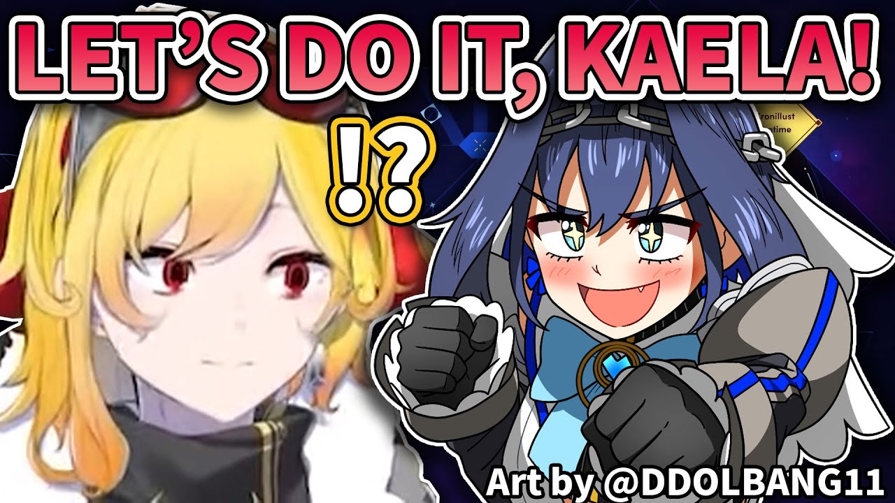 Kronii Streaming From Kaela's House and Suddenly Asks Kaela to Arm Wrestle