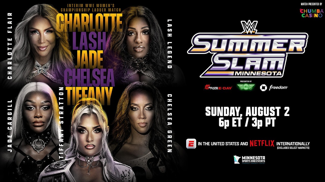 Матч с лестницами за временный титул чемпионки WWE среди женщин: промо к SummerSlam 2026