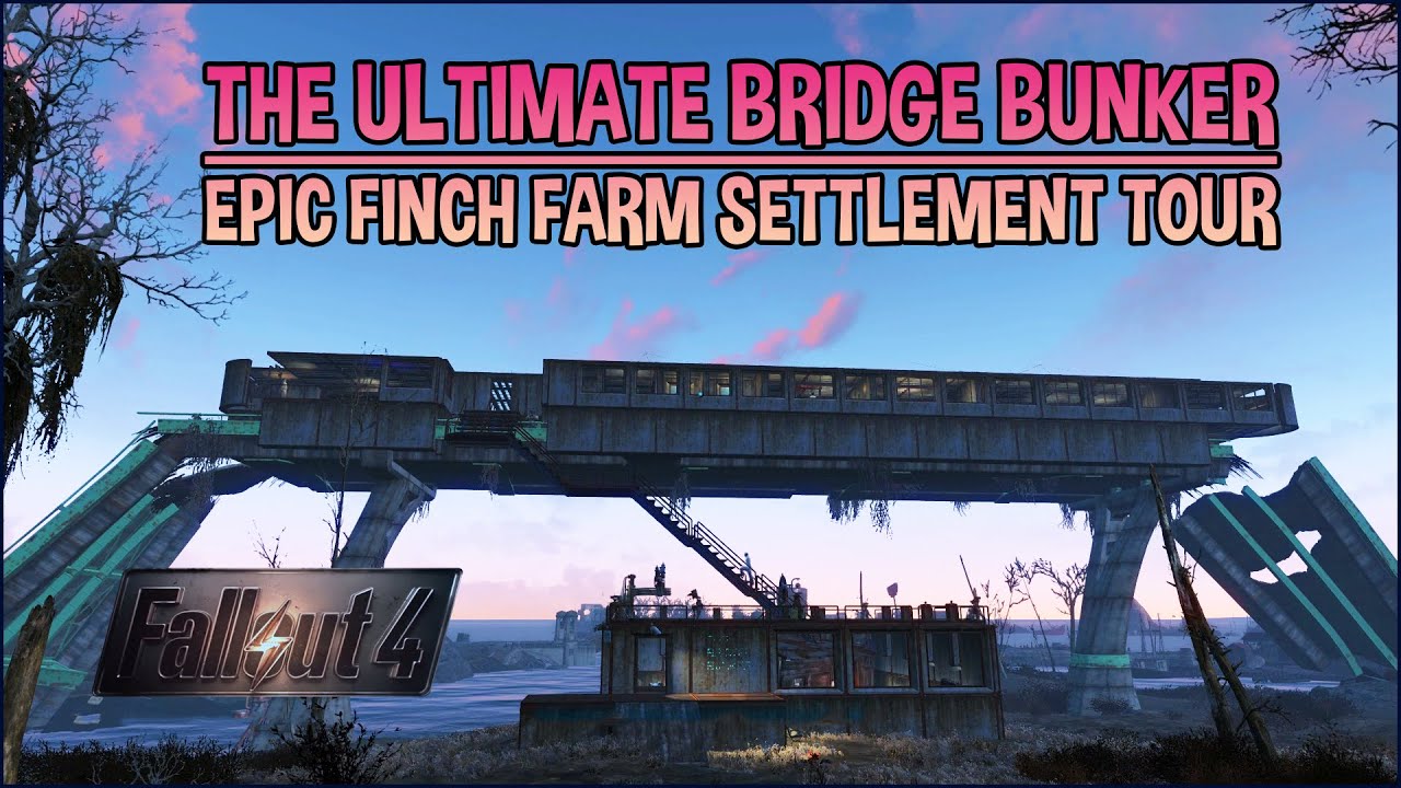 The Ultimate Bridge Bunker | Epic Finch Farm Base Settlement Tour