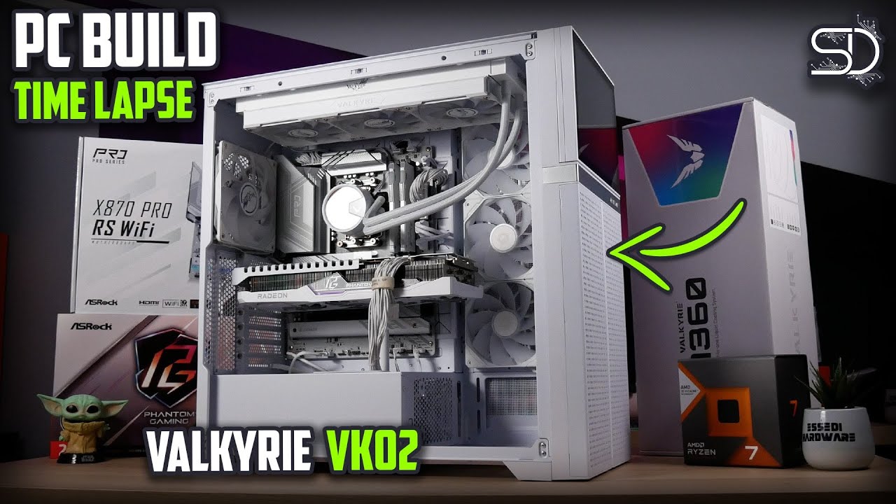 PC BUILD TIME LAPSE - VALKYRIE VK02 (7800X3D + 7900XT)