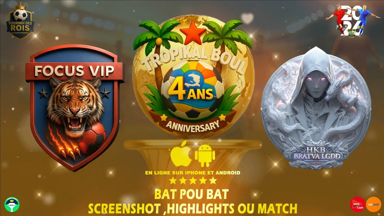 📊 REZILTA MATCH - 2ÈM RONDE Gwoup E FOCUS VIP ✅ [ VIKTWA ] vs HKB FC BRATVA LGDD ❌