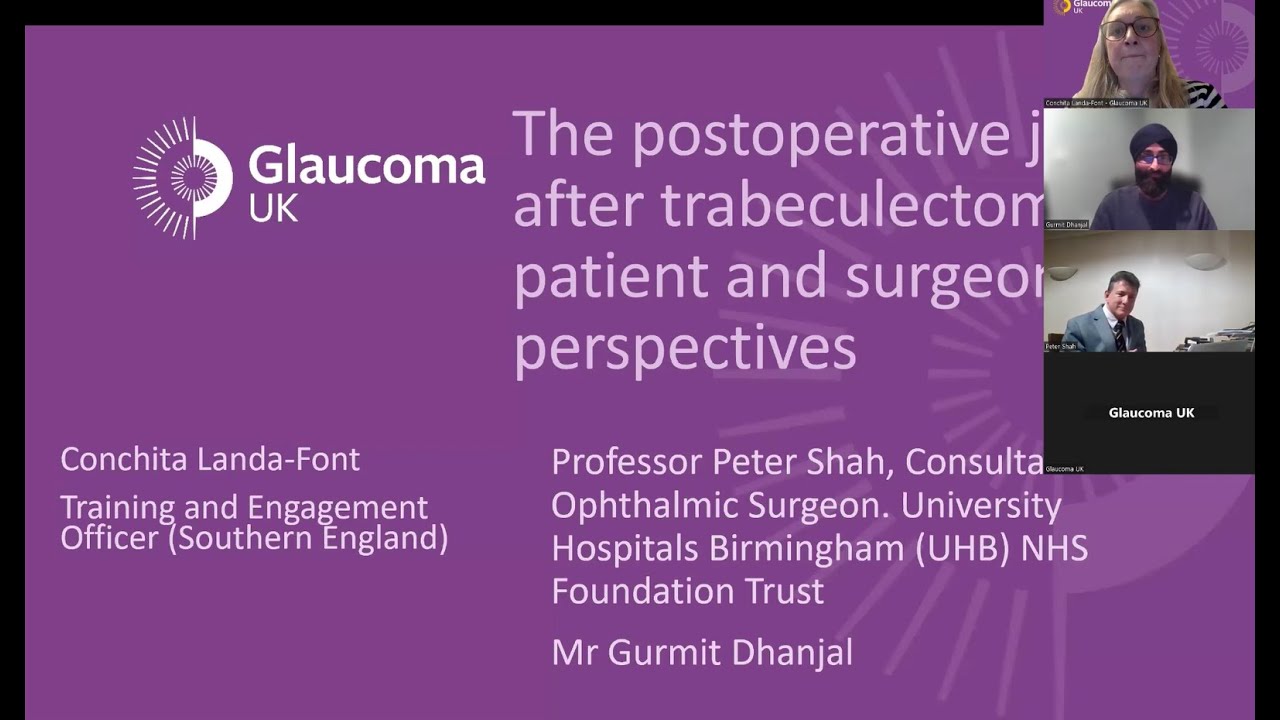 Glaucoma support group: Postoperative journey after trabeculectomy – Patient and surgeon insights