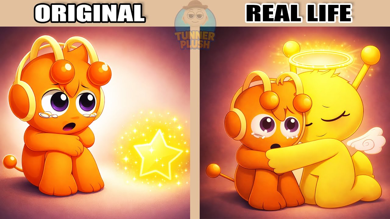 Best TikToks of Incredibox Sprunki: Oren & Simon Under Star Light ✨💔 | Original vs Plush Toys