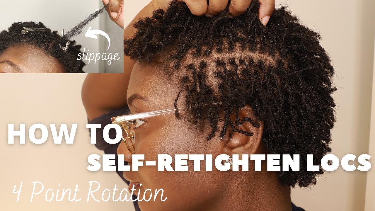 HOW TO SELF RETIGHTEN LOCS|Combining Locs, Braidlocs and Slippage