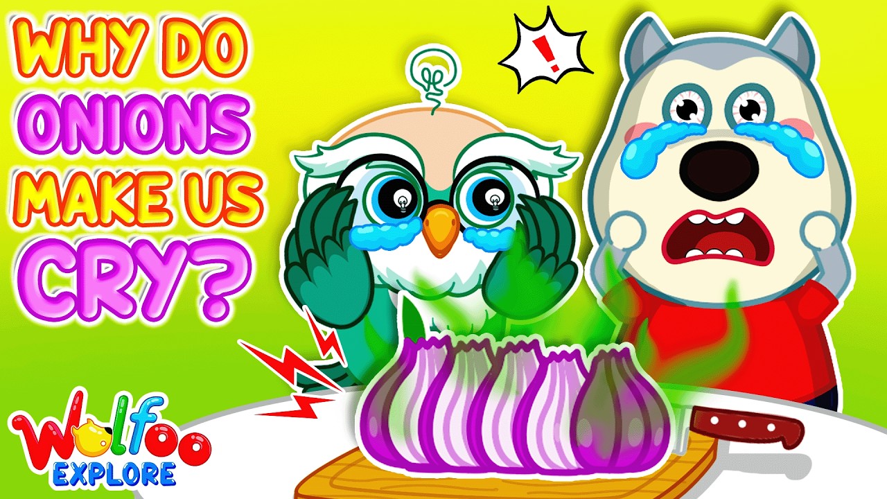 Why Do Onions Make You Cry? 🧅 Wolfoo Explore - Science 🔍 Educational Videos for Kids