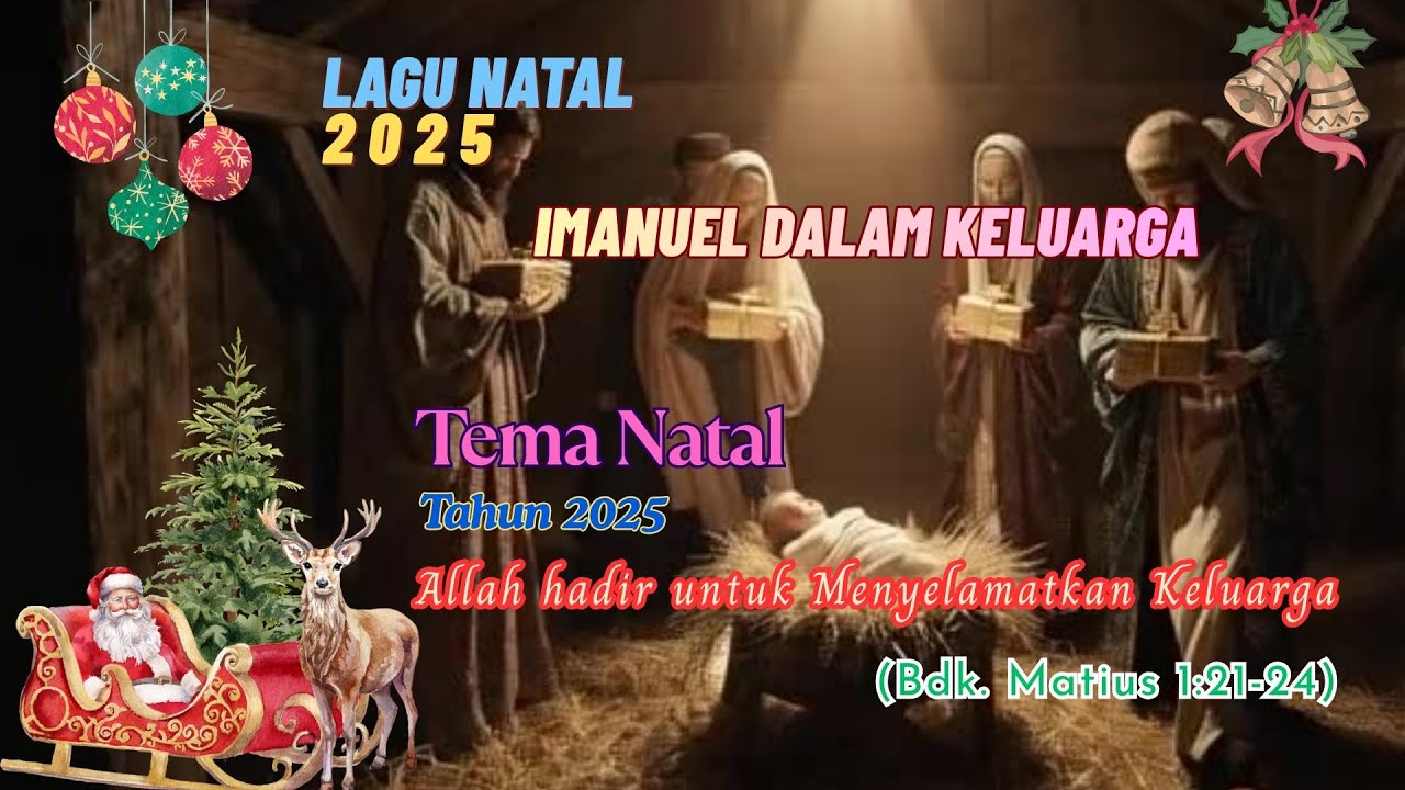 Lagu Natal Terbaru Tahun 2025 - Imanuel Dalam Keluarga #lagurohani2025  #lagunatal