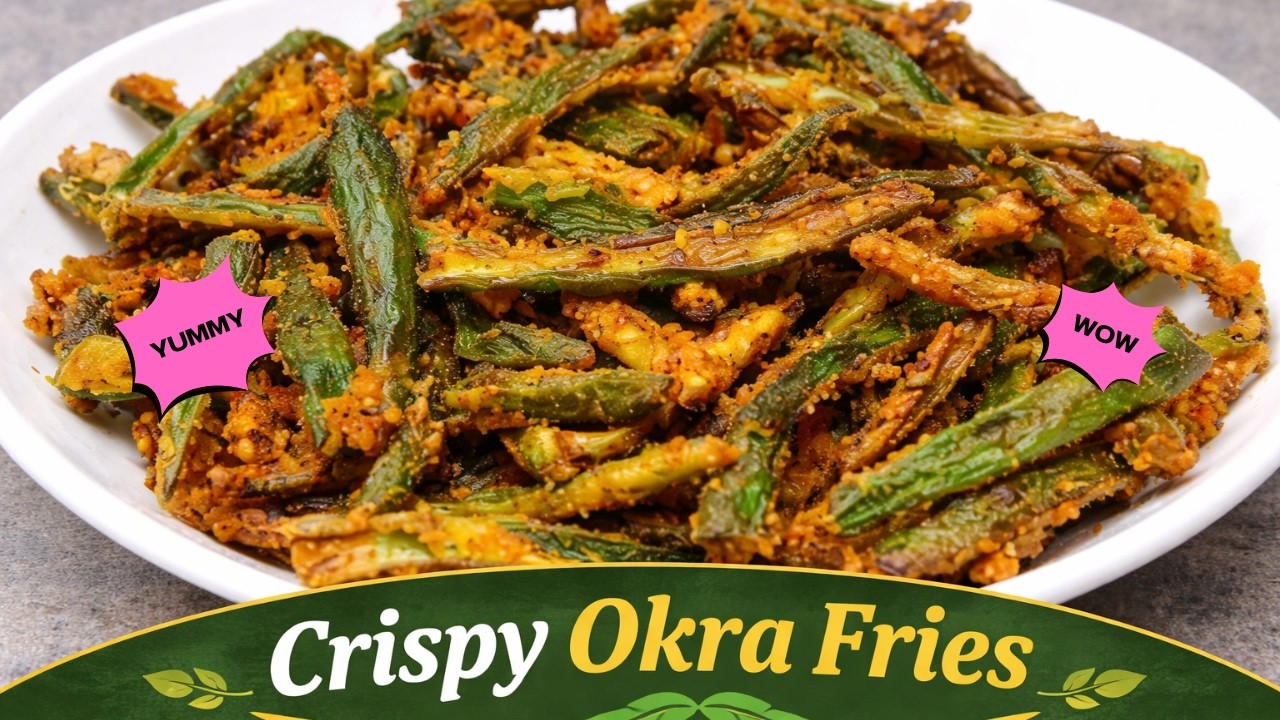 Easy Kurkure Bhindi Recipe #bhindifry #ladiesfingerfry #okrafryrecipe #cookinghacks #recipe