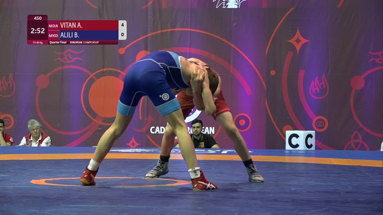 1/4 FS - 48 kg: A. VITAN (MDA) v. B. ALILI (MKD)