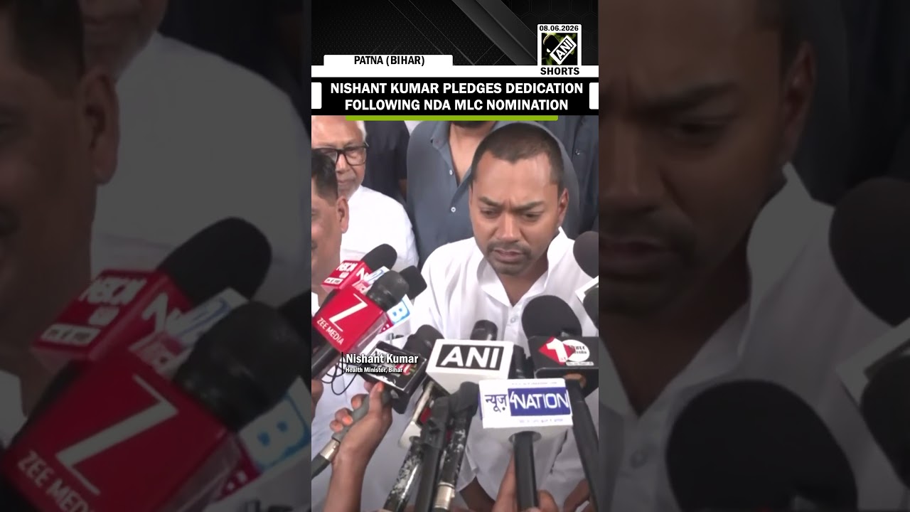 &ldquo;Will strive to live up to expectations&hellip;&rdquo; Bihar Health Min Nishant Kumar after NDA MLC nomination