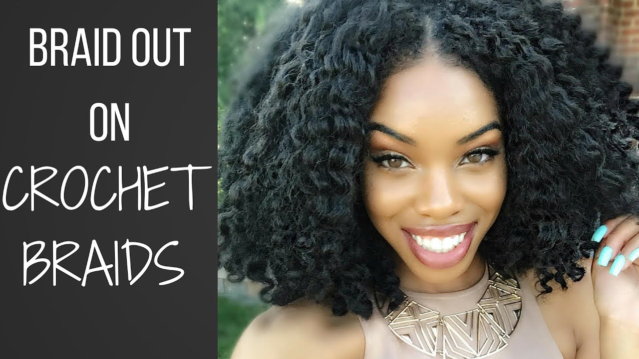 Braid Out on Crochet Braids LOOKS LIKE YOUR REAL HAIR!