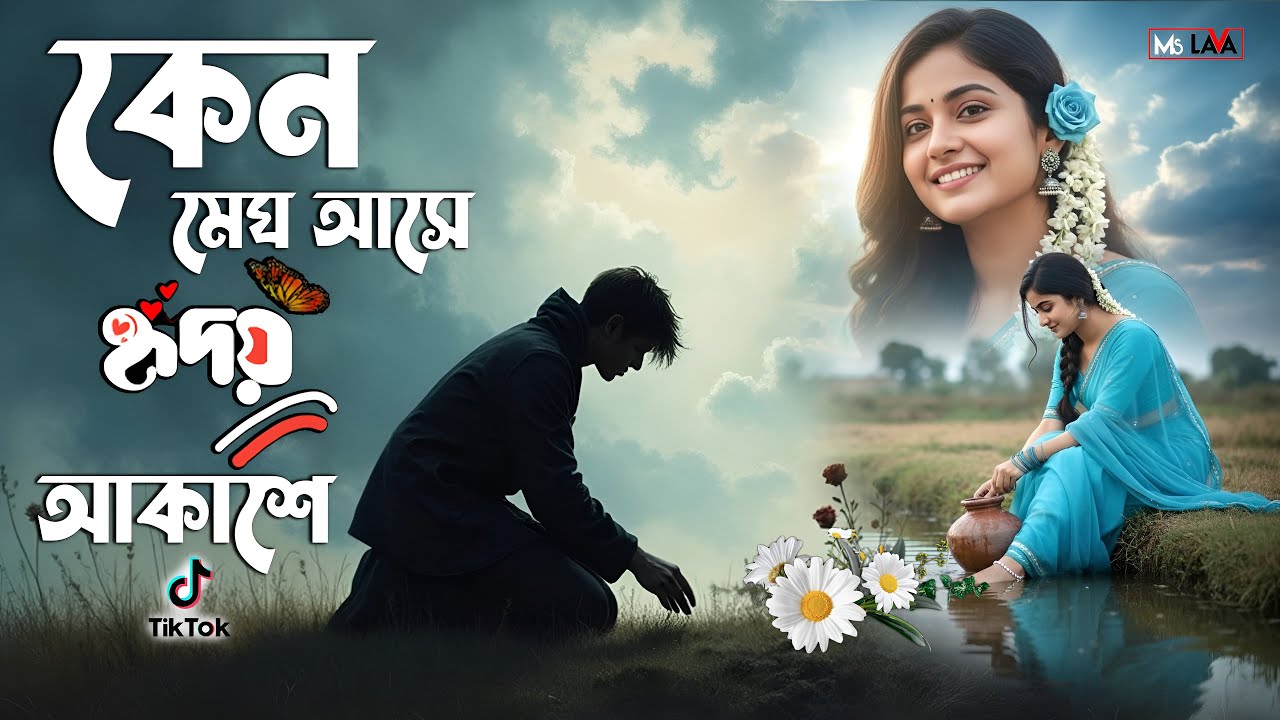 কেন মেঘ আসে হৃদয়-আকাশে | Keno Megh Ashe Hridoye Akashe | Bangla New Song | রবীন্দ্র সঙ্গীত |MS LAVA