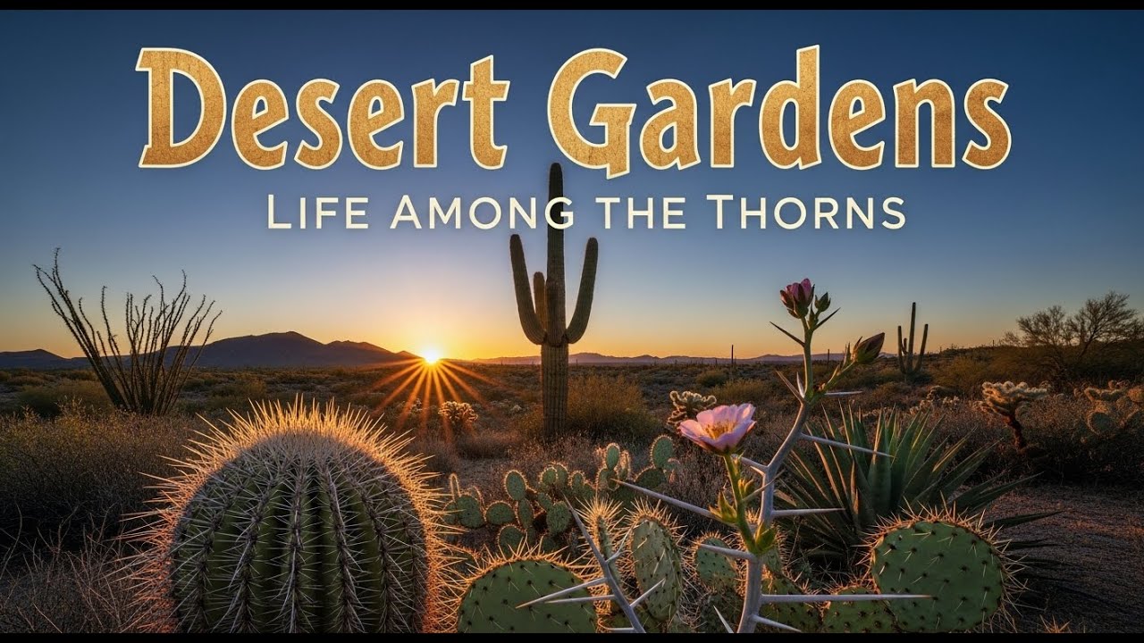 Desert Gardens: Life Among the Thorns #DesertGardens #Cacti #Succulents #DryLandEcosystems #viral