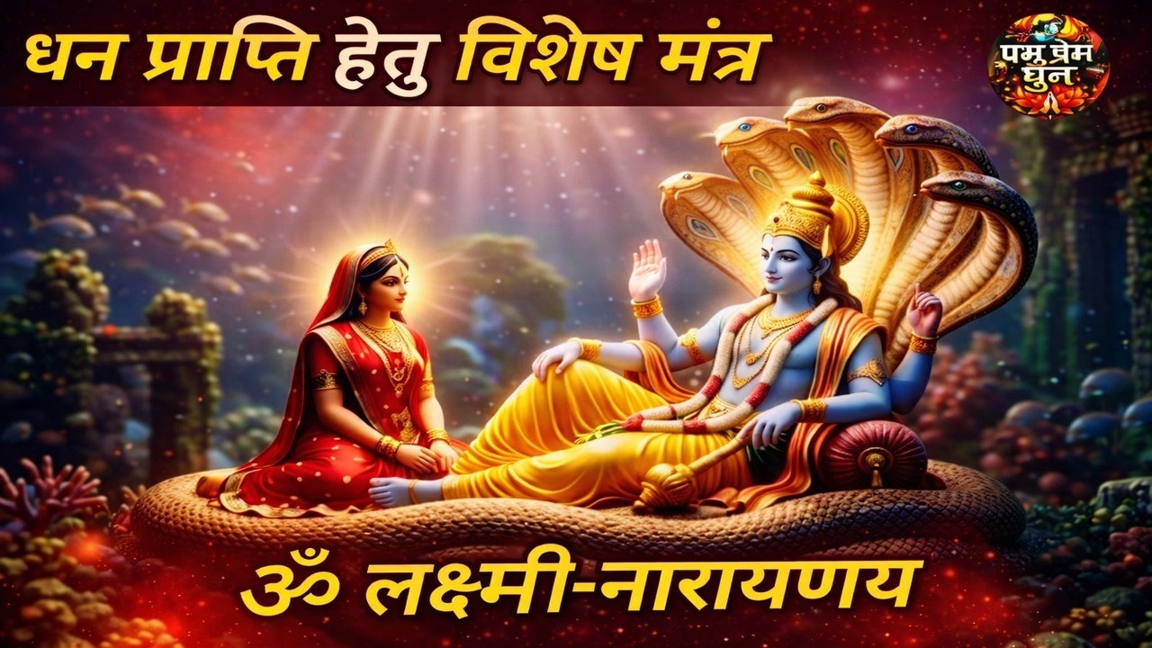 धन प्राप्ति के लिए विशेष मंत्र | ॐ लक्ष्मी-नारायणाय | Lakshmi Narayan Mantra for Money & Prosperity