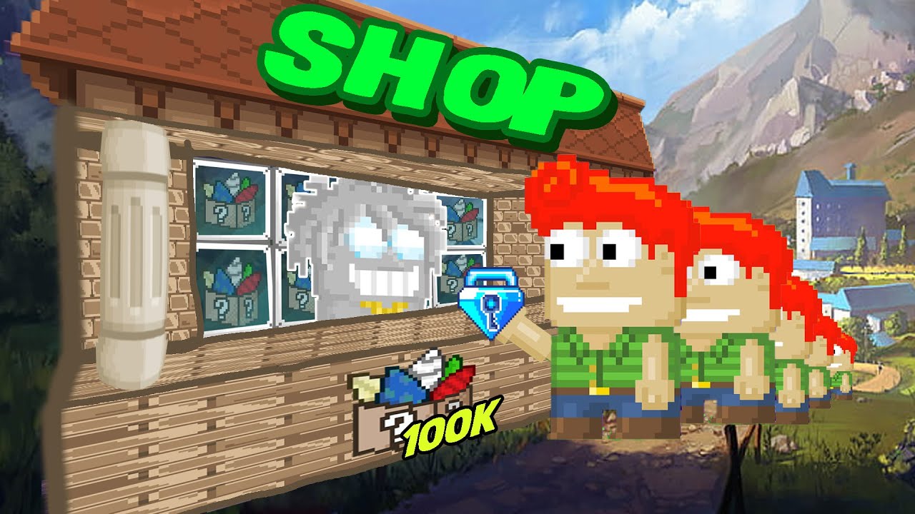 My First Ever SSP Shop in Growtopia!