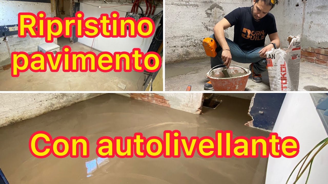 Tutorial fai da te come posare autolivellante per ripristinare pavimento - Il mio Nuovo Laboratorio