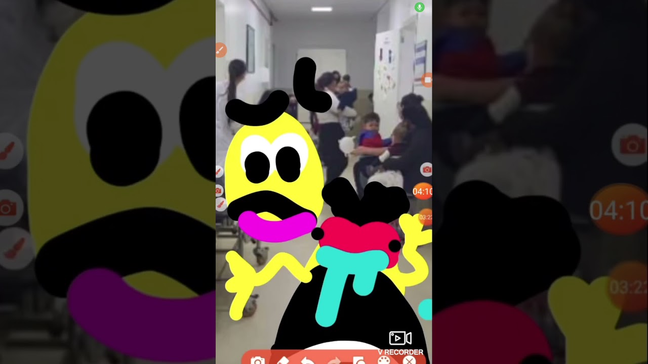 O pou fez birra no hospital