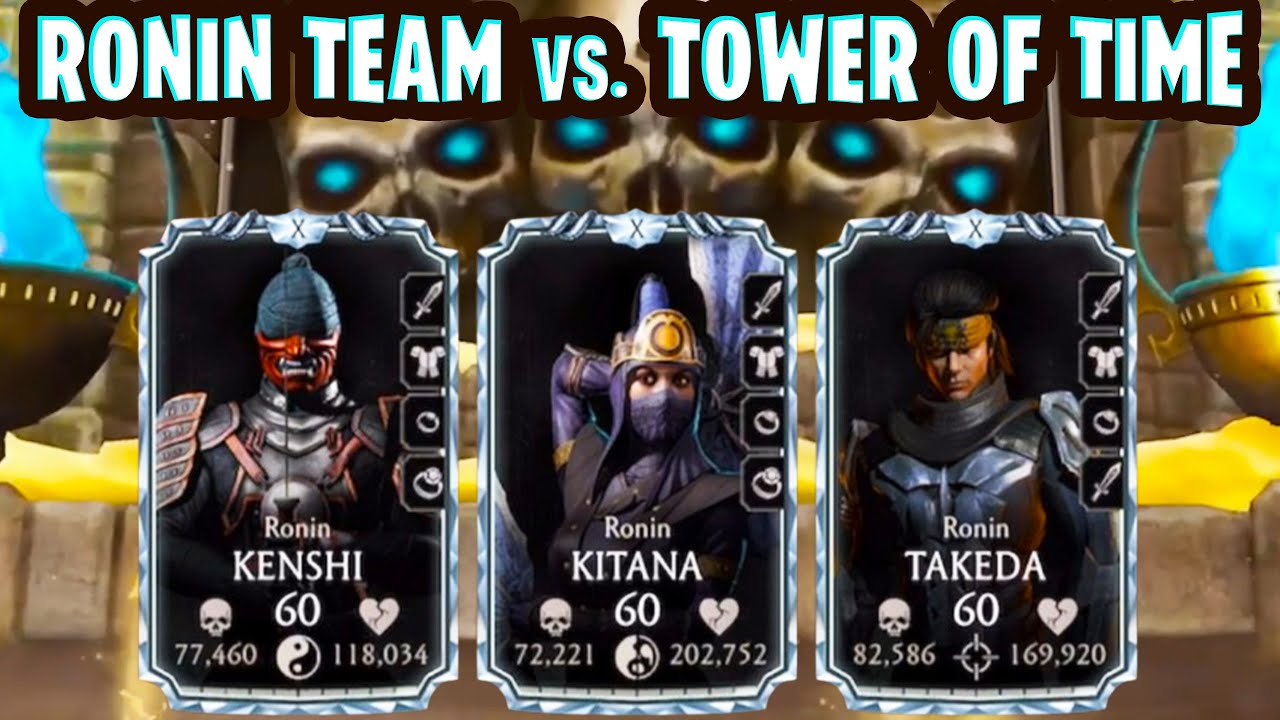 I Used Ronin Team in Tower of Time in MK Mobile. I'm Actually Impressed!