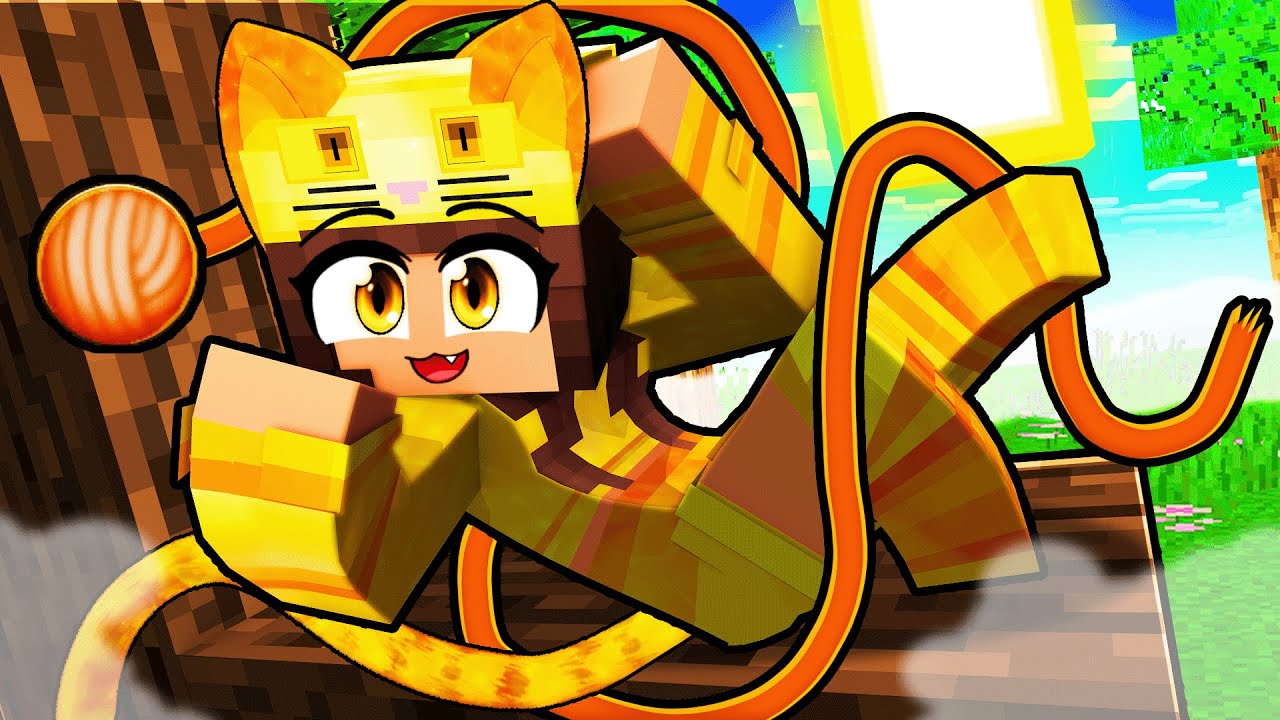 JOGANDO como GATA de OURO no Minecraft ◂Miika▸