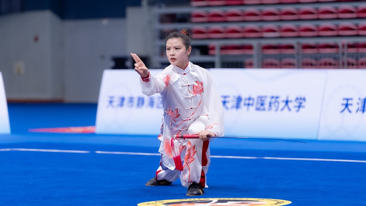 2024冠军赛 女子太极剑  第8名 河北 吴旭 9.623分 2024年全国武术套路冠军赛 女子太极剑 TaiJiJian