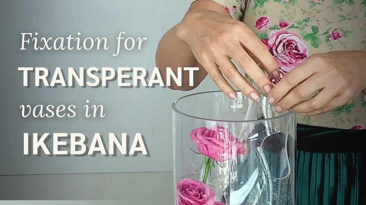 Ikebana in Glass: Transparent Fixing with Plexiglas