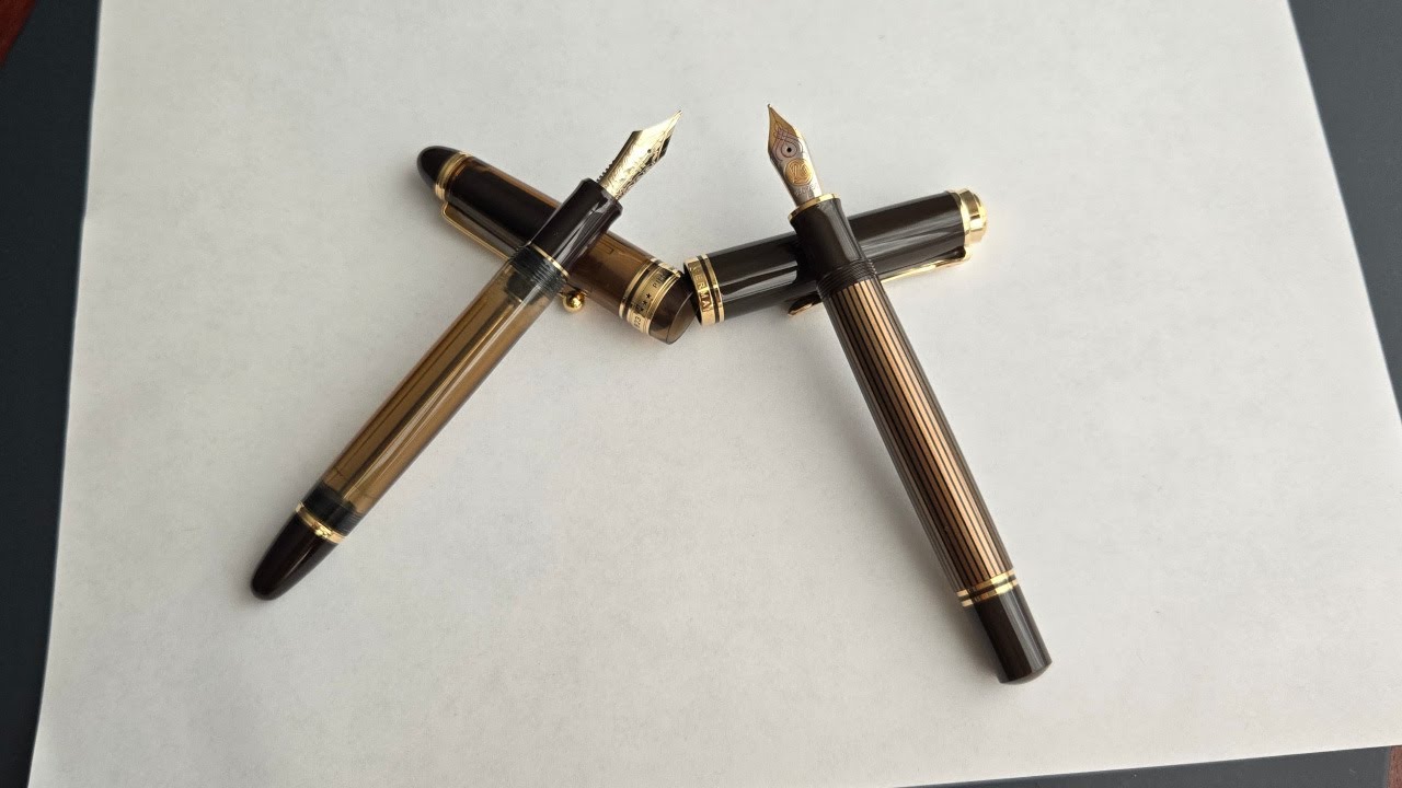 Сравнение Pelikan M800 и Pilot Custom 823