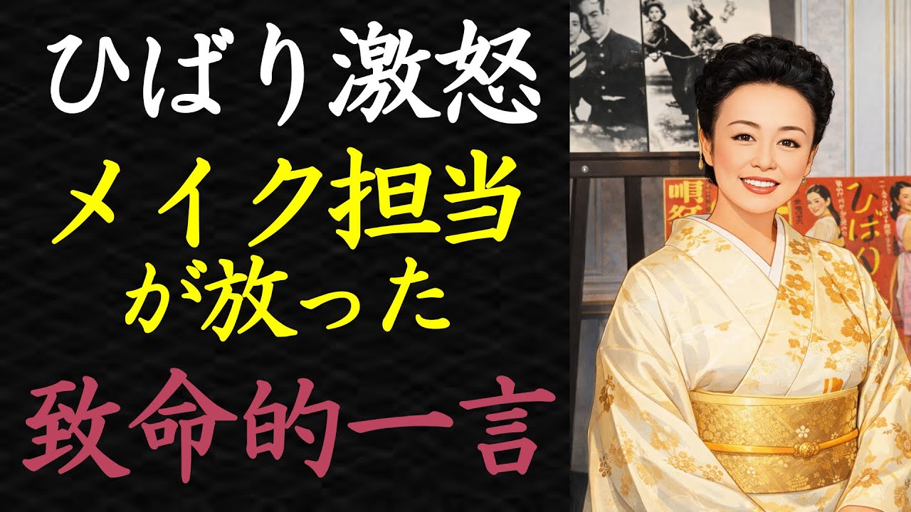 【偉人伝】美空ひばりを激怒させた、ある熟練メイク担当の決定的な一言【99％が知らない】