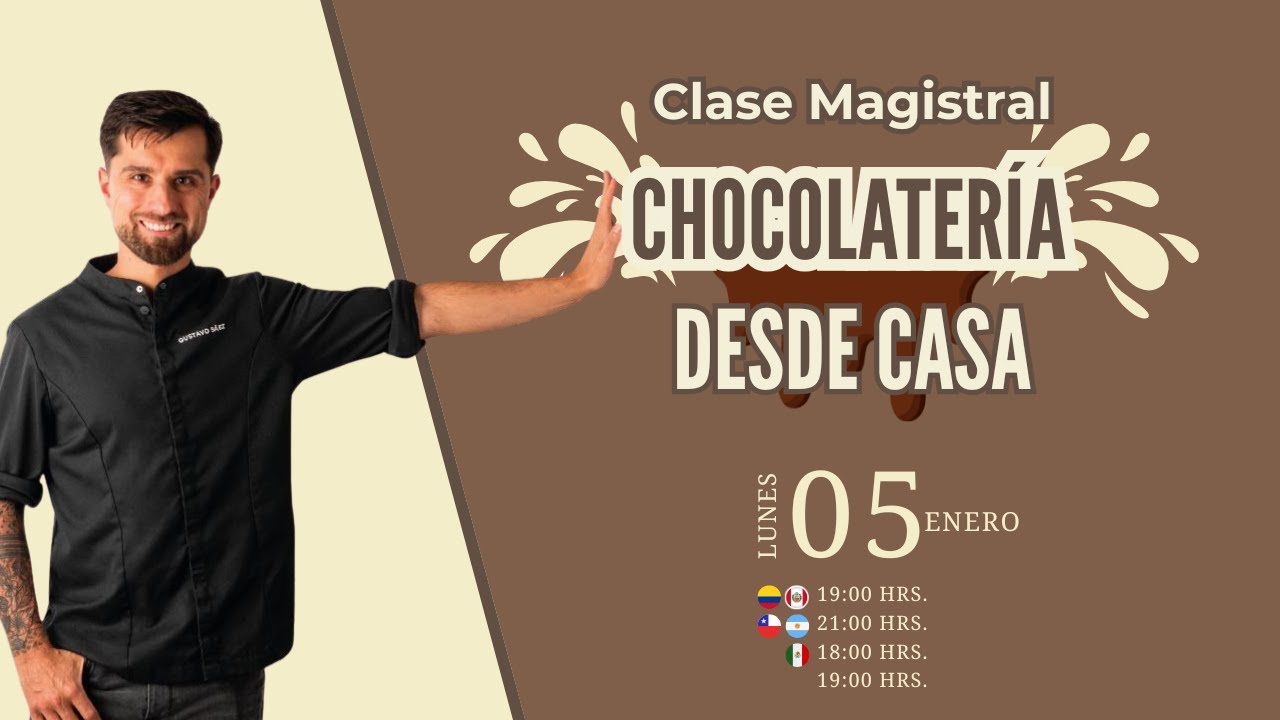 Clase Magistral: Chocolatería desde Casa 📱