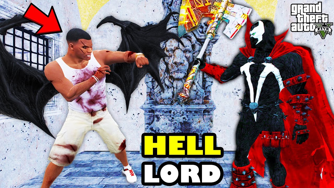 Franklin Fight HELL LORD To Save DEVIL GOD In GTA 5 | SHINCHAN and CHOP