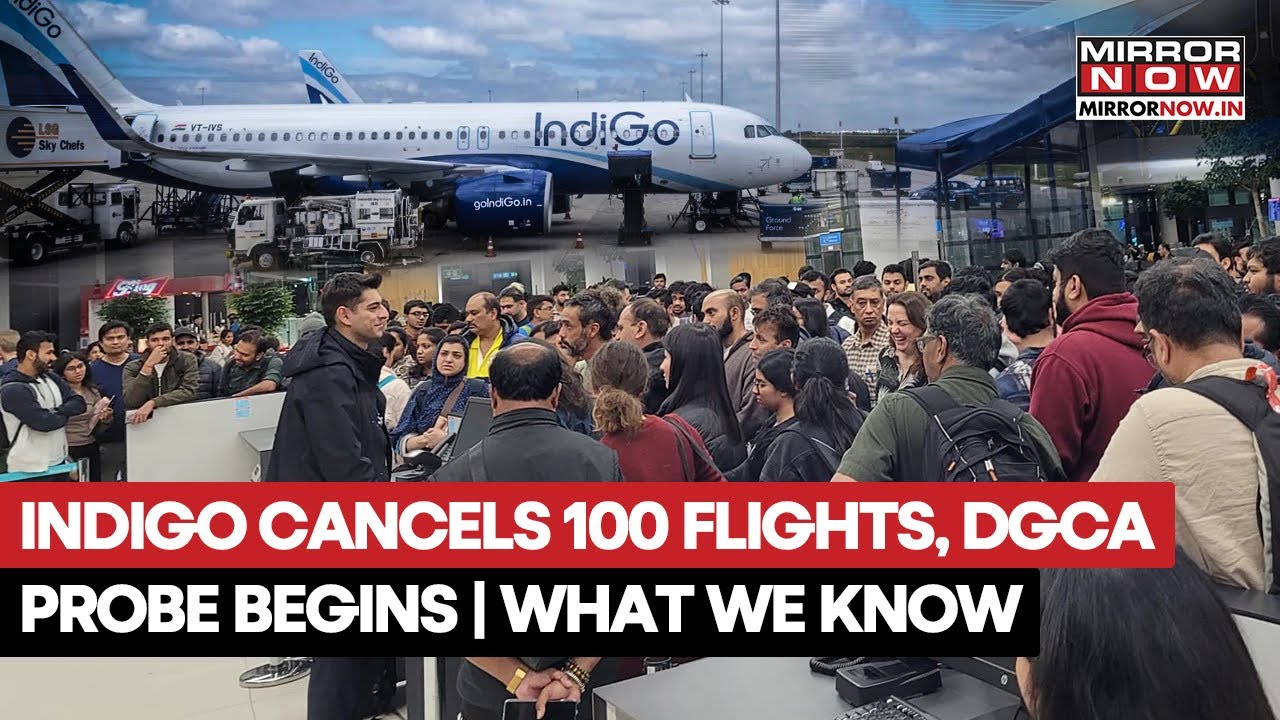 Airport Chaos Across India, 100+ IndiGo Flights Affected In Delhi, Mumbai & Bengaluru; DGCA Says...
