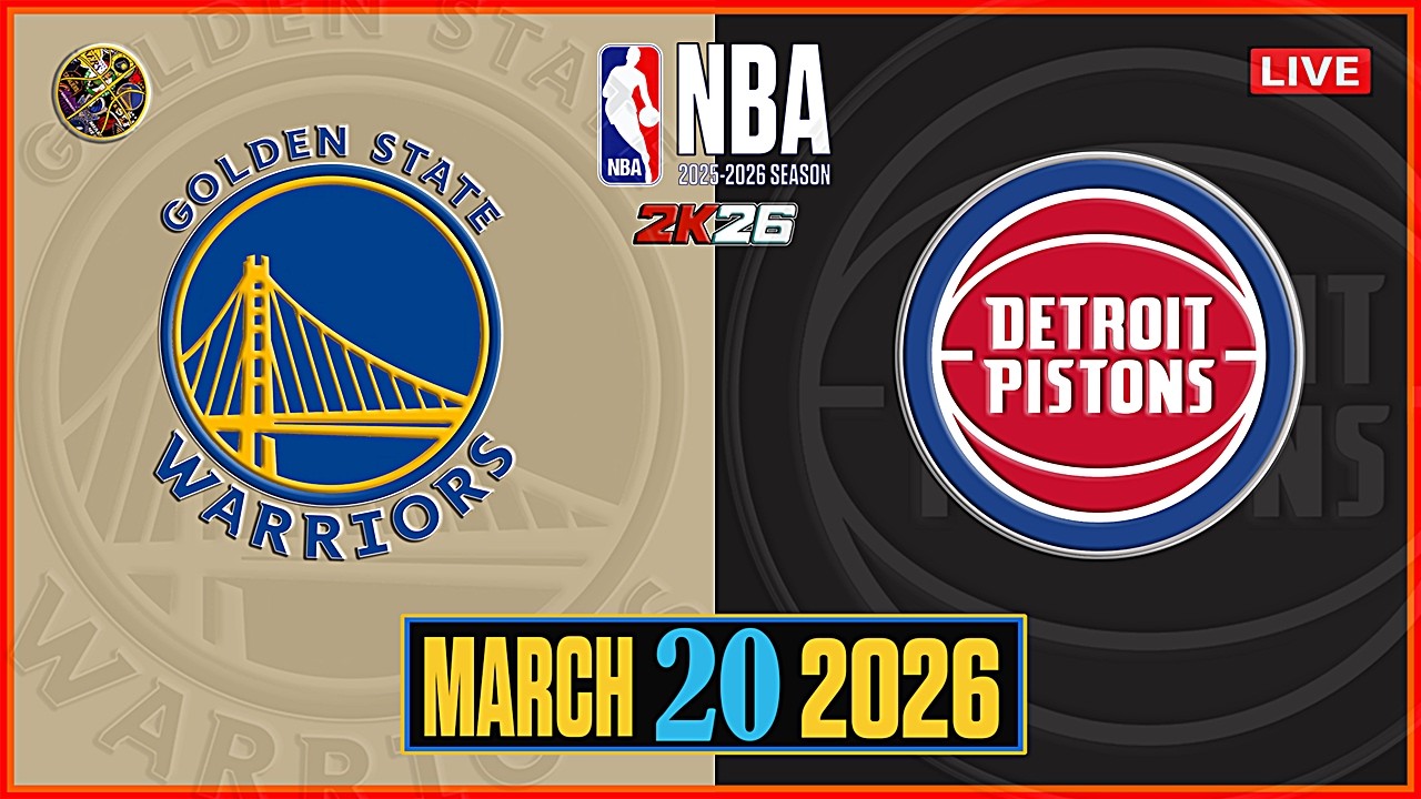 &laquo;Уорриорз&raquo; против &laquo;Пистонс&raquo; | Полная запись матча НБА | 20 марта 2026 г. | NBA 2K26 |