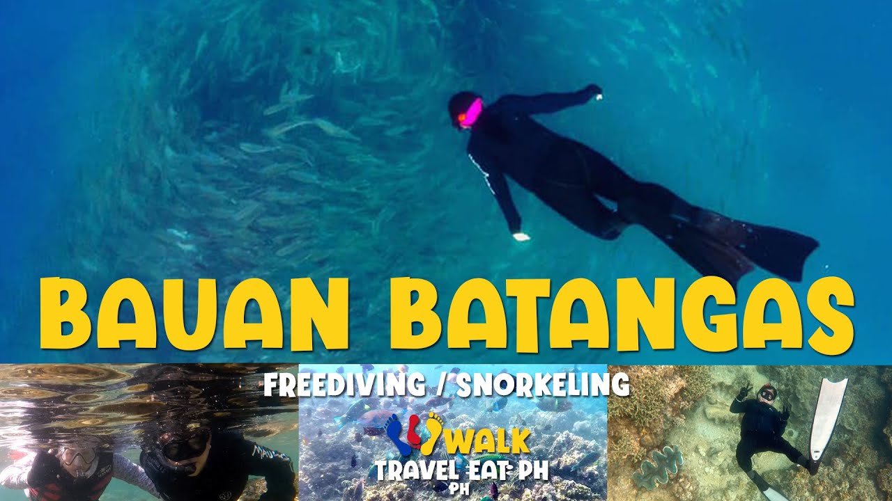 BAUAN BATANGAS - Freediving / Skindiving / Snorkeling Bauan San Luis Batangas