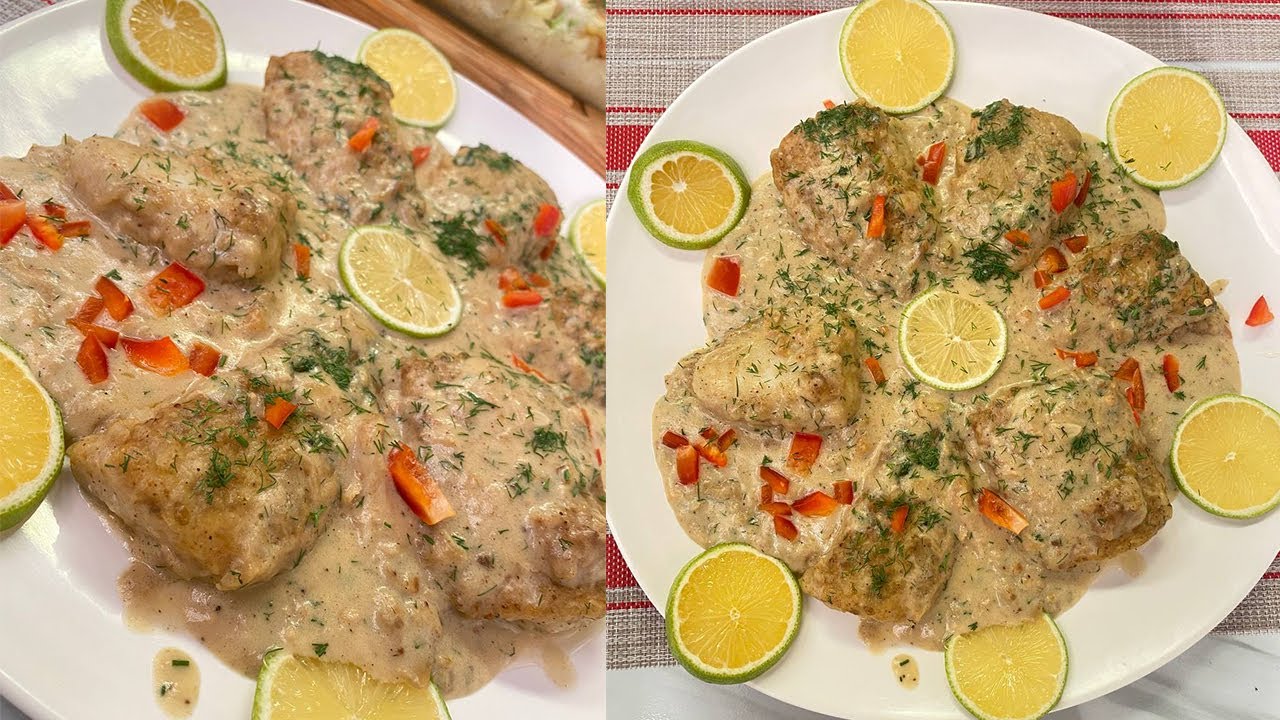 طريقة عمل سمك فيليه بالزبدة والليمون | العزومة مع الشيف فاطمة أبو حاتي