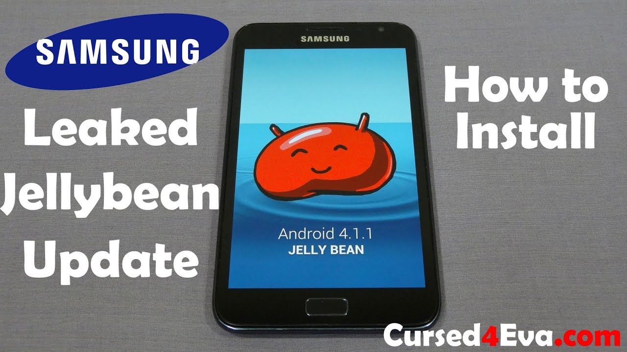 Samsung Galaxy Note - Jelly Bean Update (Leak) - How to Flash/Install - Cursed4Eva.com