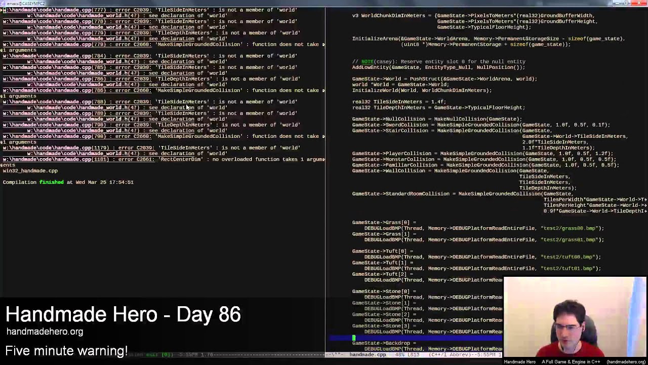 Handmade Hero Day 086 - Aligning Ground Buffers to World Chunks