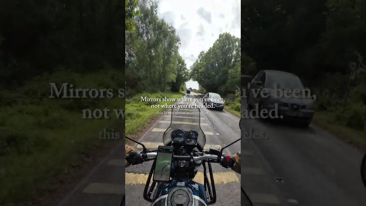 Mirrors Show Where You've Been, Not Where You're Going | Royal Enfield Himalayan POV Motorcycle Ride