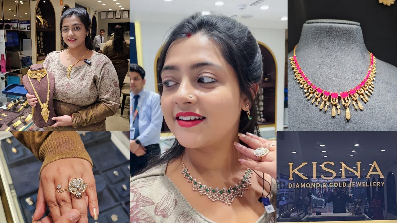 Exclusive Diamond Ring and necklace collection Kolkata 2025😍market value থেকে 2%off এ gold rate😱