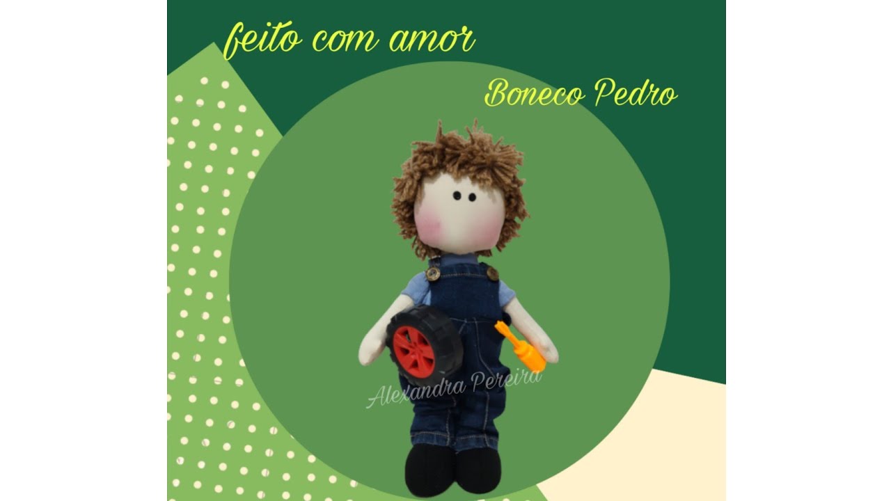 Faça vc mesmo o boneco Pedro , reciclando calças jeans ( lembrancinha dia dos pais)