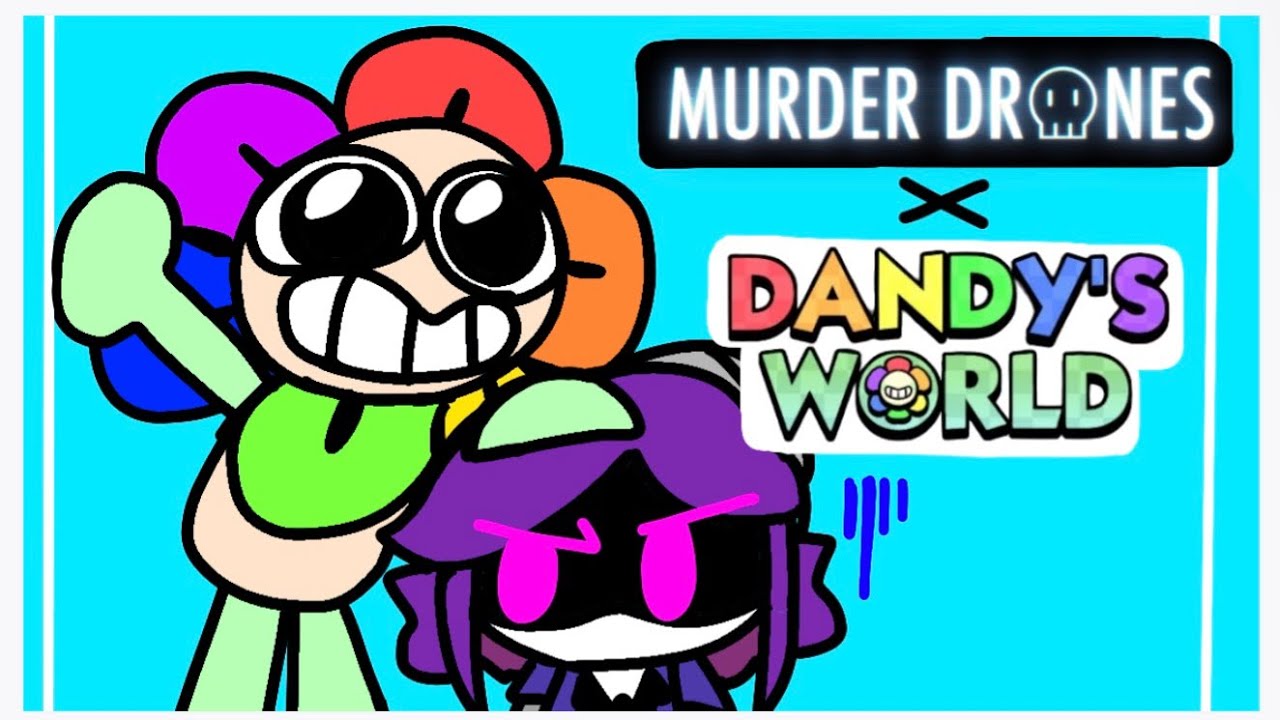 Dandy’s World meets Murder Drones💙 (CROSSOVER ANIMATION ‼️)