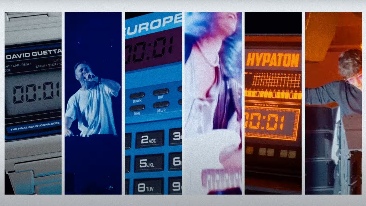 David Guetta, Hypaton & Europe - The Final Countdown 2025 (Visualizer)