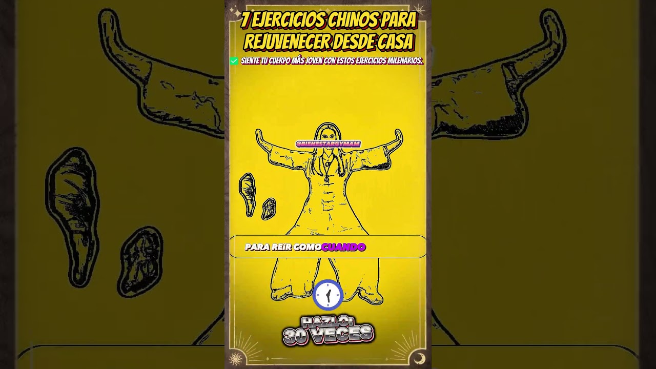 🎋7 EJERCICIOS CHINOS para REJUVENECER desde CASA✨ | Parecen simples&hellip; pero transforman💫