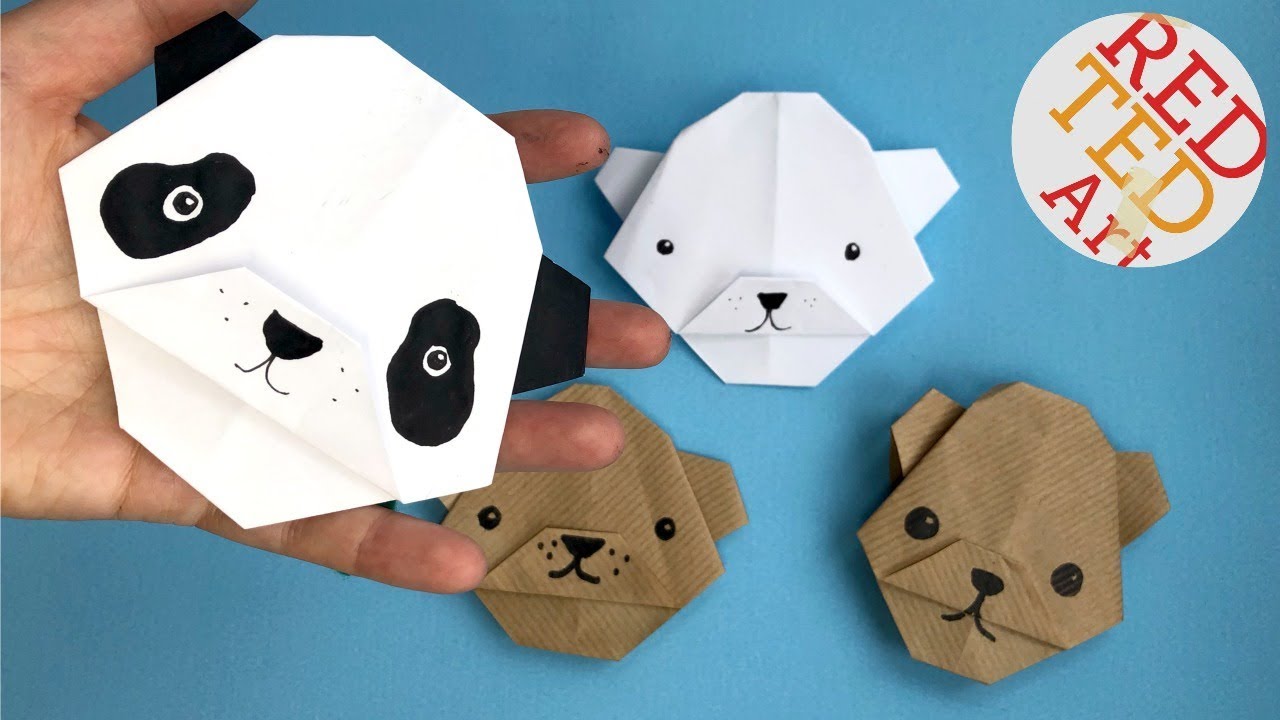 Easy Origami Bear   Panda Bear DIY    Paper Polar Bear DIY