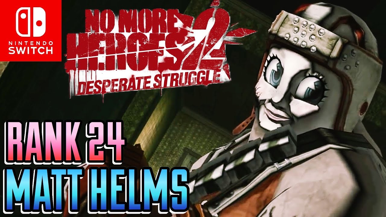 No More Heroes 2: Desperate Struggle on Switch RANK 24 MATT HELMS