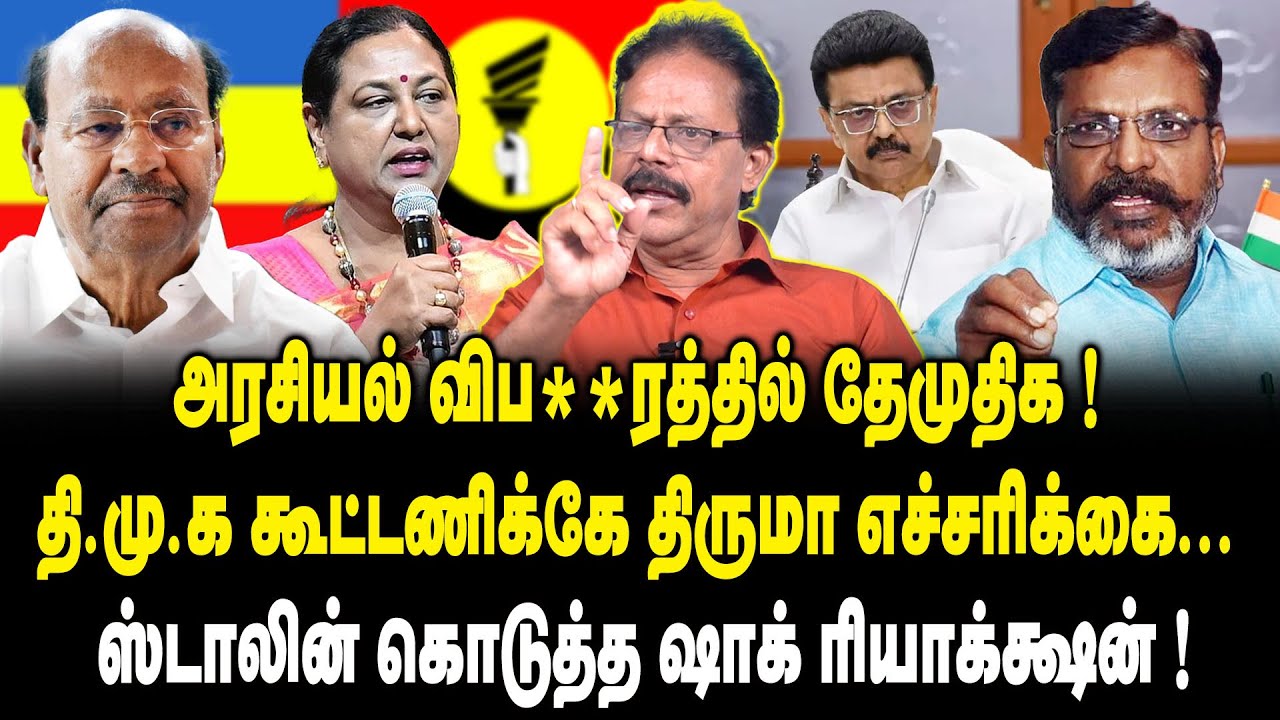 ஸ்டாலின் கொடுத்த ஷாக் ரியாக்க்ஷன்! Damodaran Prakash on Thiruma vs Ramadoss | DMK Alliance Issue