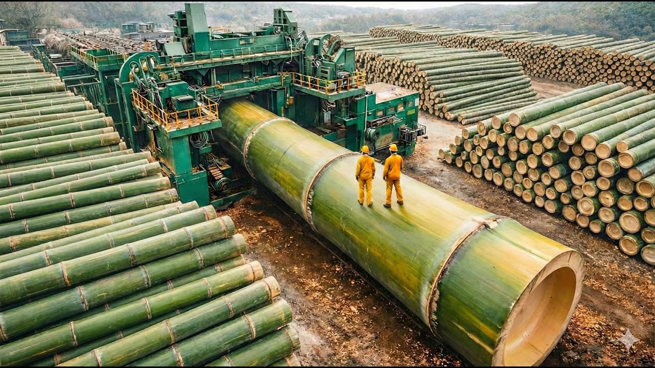 Bagaimana Tirai Bambu Dibuat di Dalam Pabrik Modern
