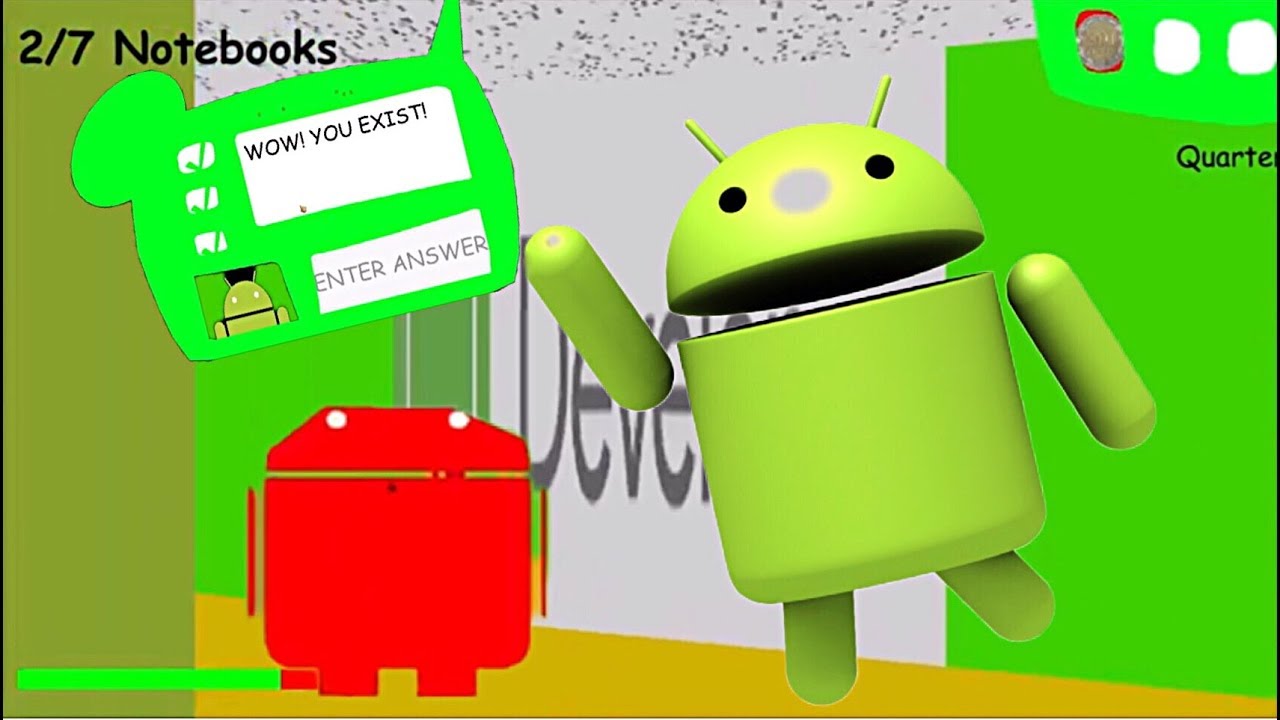 АНДРОИД ПЕРЕЕЗЖАЕТ В BALDI'S!! | МОД Baldi's Basics: Android Robot's Basics